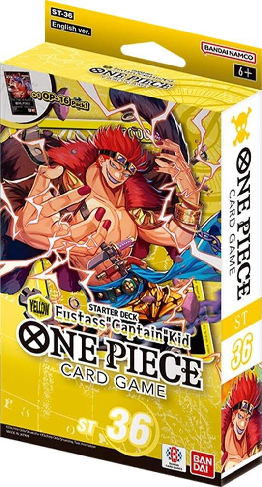 Starter Deck 36: YELLOW Eustass”Captain”Kid - Starter Deck 36: YELLOW Eustass"Captain"Kid (ST-36)