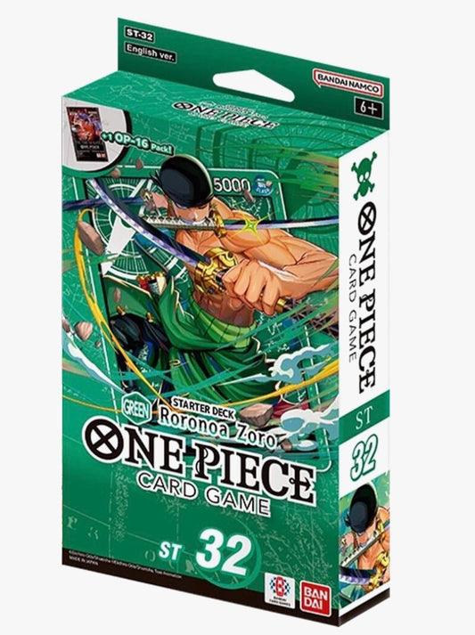 Starter Deck 32: GREEN Roronoa Zoro - Starter Deck 32: GREEN Roronoa Zoro (ST-32)